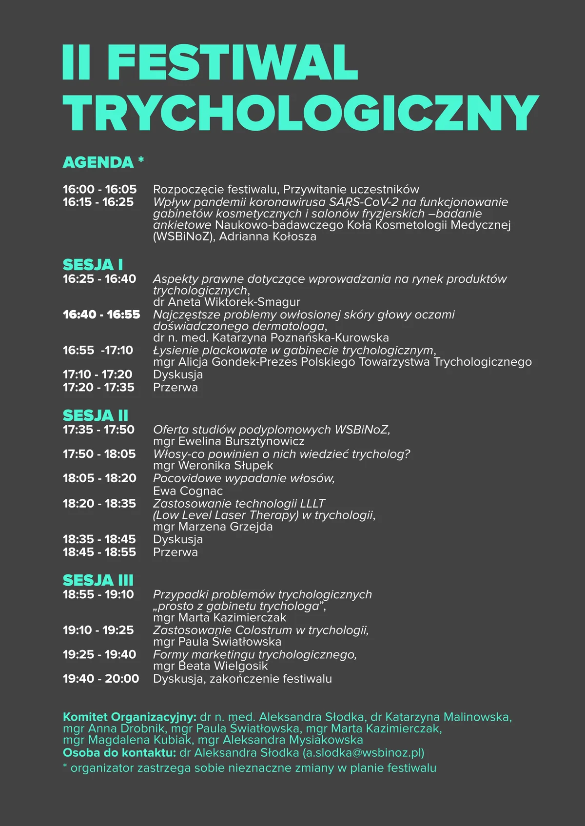 II Festiwal Trychologiczny — materiał ze strony