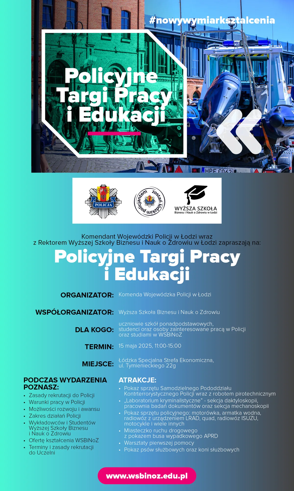 II Policyjne Targi Pracy i Edukacji — materiał ze strony