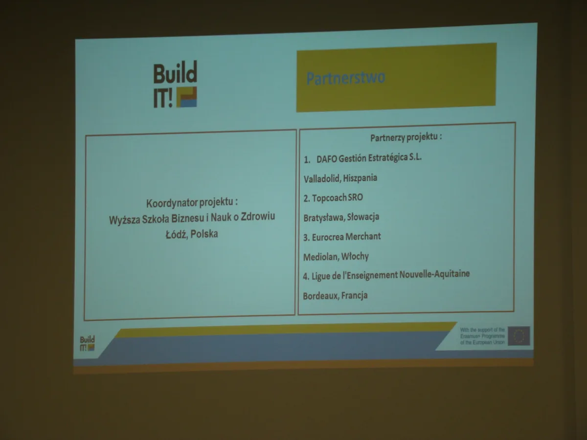 Podsumowanie projektu BUILD IT — materiał ze strony