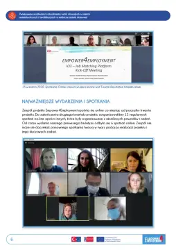 Newsletter projektu Empower4Employment — logotyp 4
