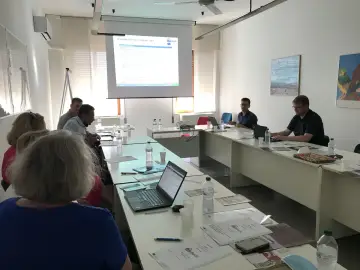 Ilustracja: Ostatnie spotkanie zamykające projekt TeBeISi