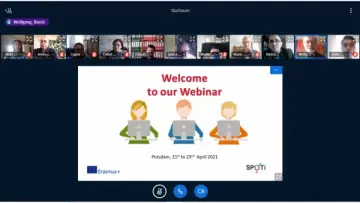 Ilustracja: 3-dniowy webinar projektu Spoti