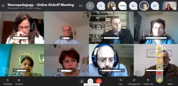 Ilustracja: Kick off meeting projektu Neuropedagogy